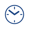 Icon representing round-the-clock availability