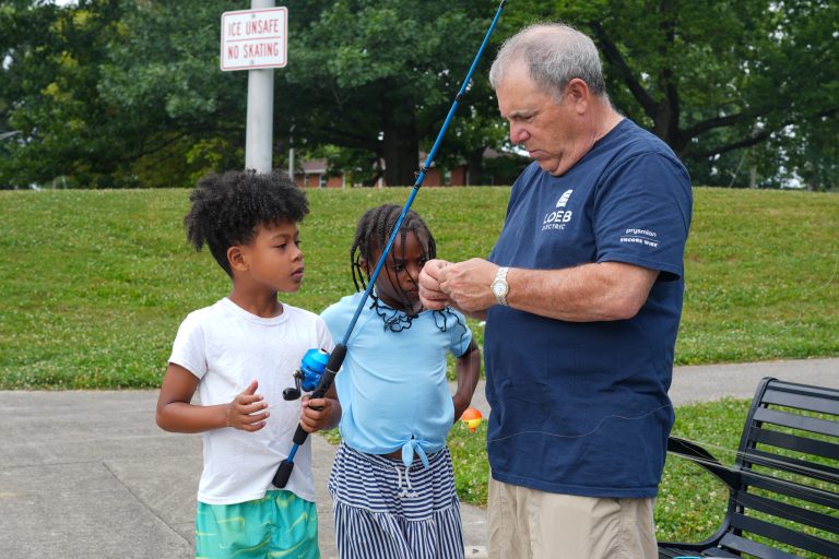 Community Outreach: Loeb Supports Summer Fishing Program for Columbus Youth